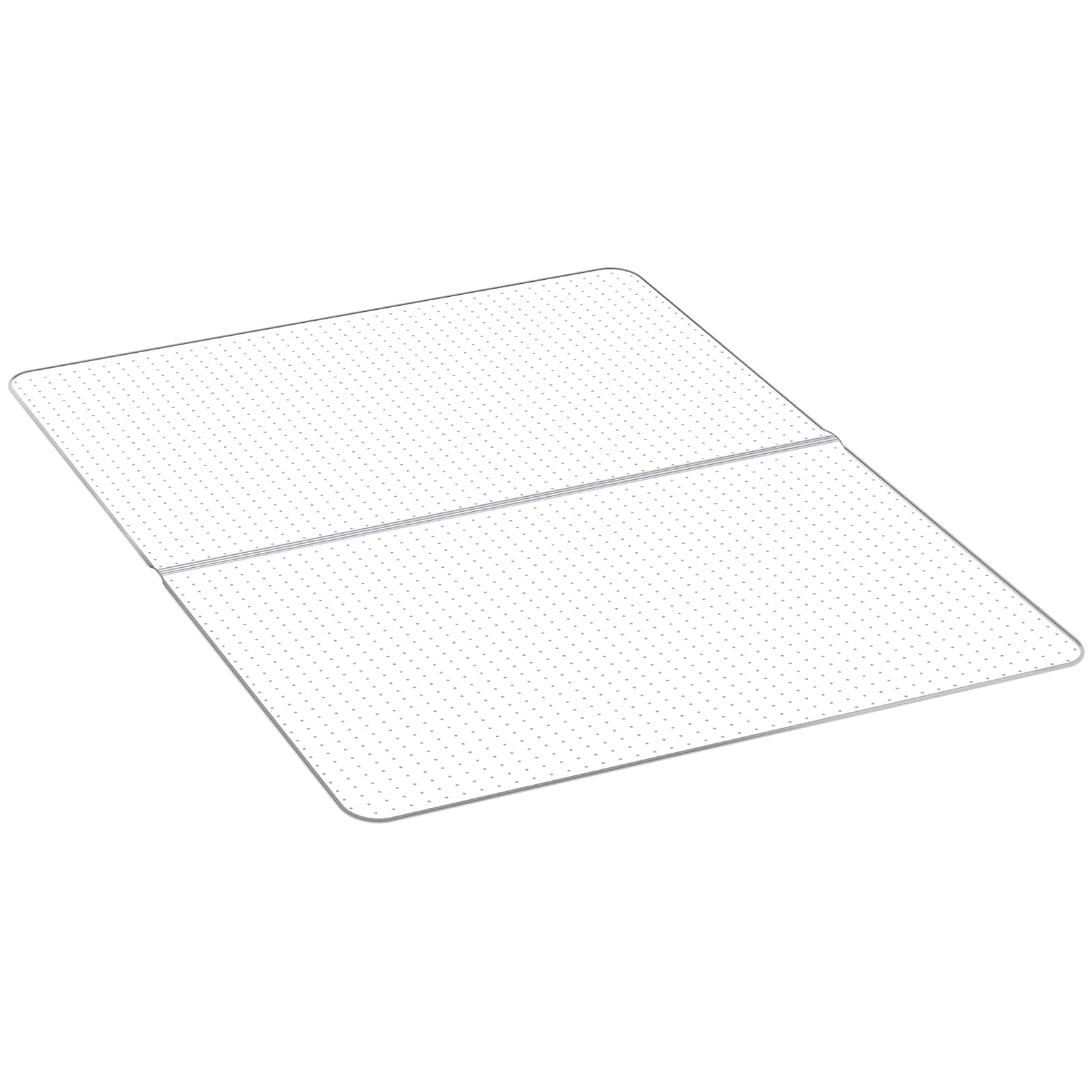 VEVOR - Chair Mat, 60 x 46-inch Office Chair Mat for Low Pile Carpeted Floors, Clear Floor Protector Rug with Studded, Non-Slip - Transparent