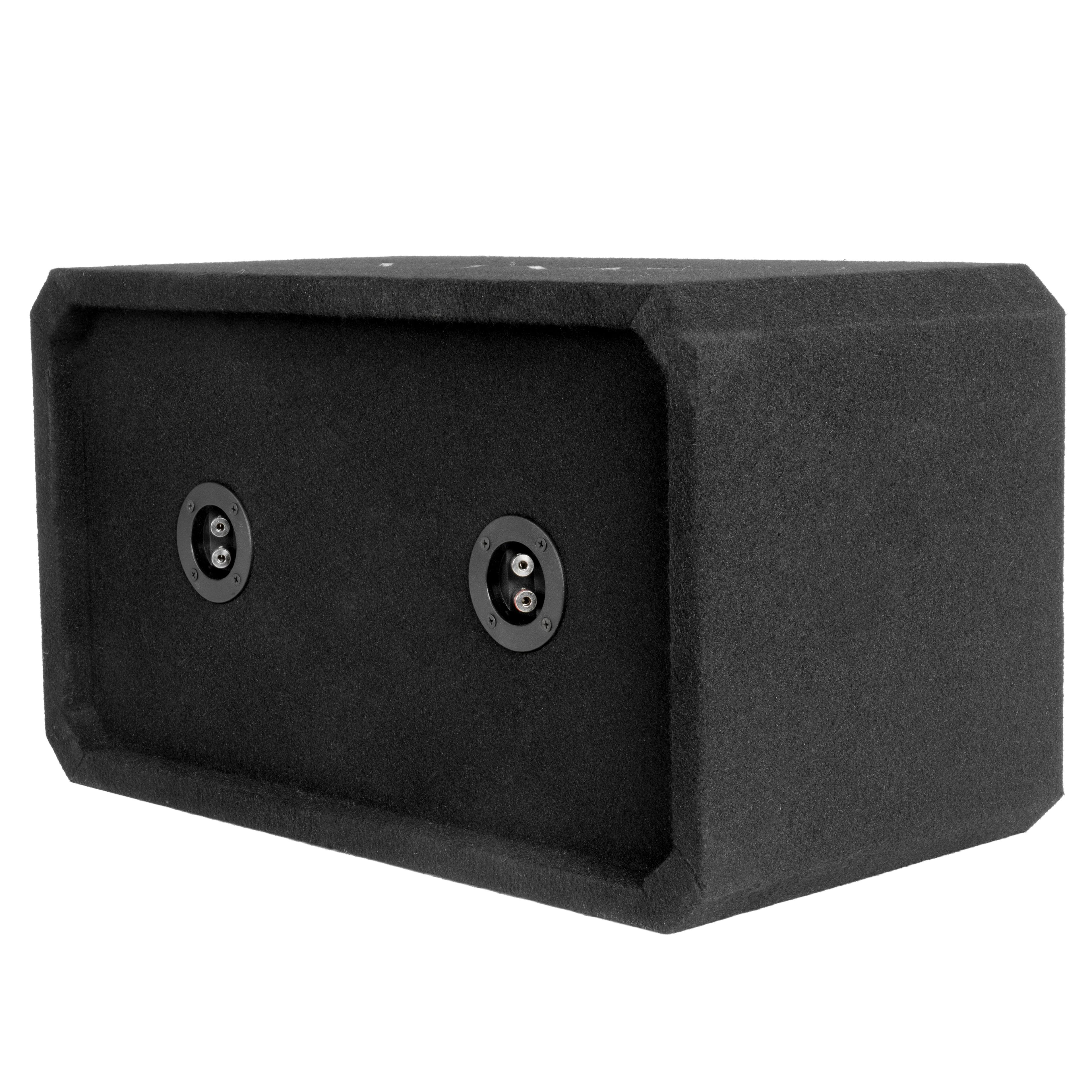 Alt View 2. NVX - NE102S Dual 10" Sealed 3/4" MDF Subwoofer Enclosure.