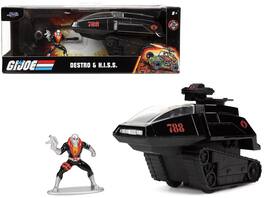 Jada - H.I.S.S. Tank #788 with Turret and Destro Diecast Figure "G.I. Joe" "Hollywood Rides" Series 1/32 - Black
