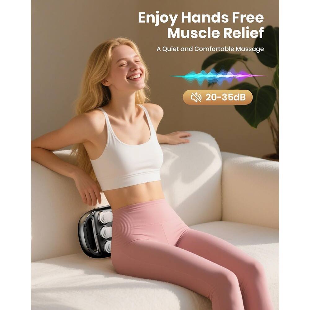 Enjoy Hands Free Muscle Relief  
A Quiet and Comfortable Massage  
20-35dB