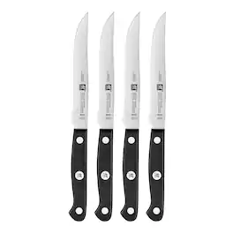 ZWILLING - Gourmet 4-pc Steak Knife Set - Black