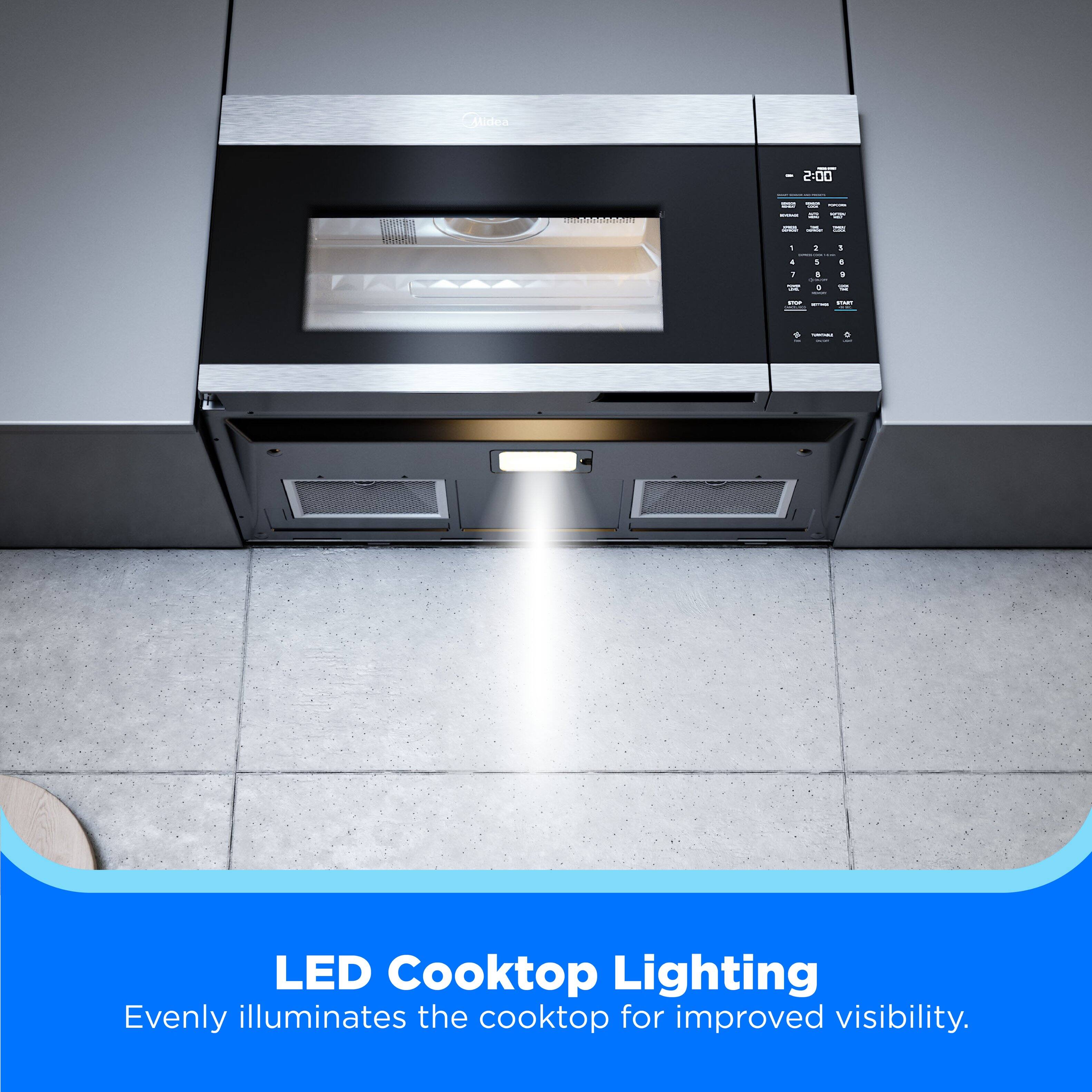 Midea: LED Cooktop Lighting

Evenly illuminates the cooktop for improved visibility.