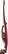 Left. Hoover - Presto Bagless Cordless 2-in-1 Handheld/Stick Vacuum - Red.