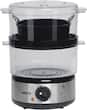 Nesco - 5-Quart Food Steamer - Stainless-Steel - Larger Front