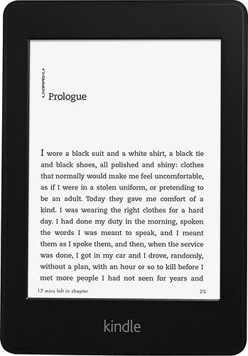 Amazon - Kindle Paperwhite - 6&quot; - 4GB - Wi-Fi + 3G - Black