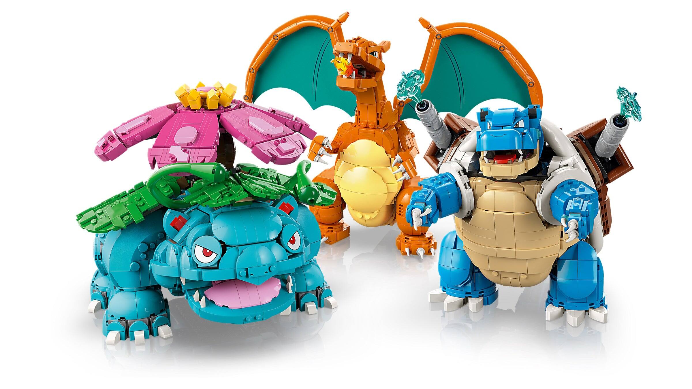 Alt View 5. LEGO - LEGO Pokemon: Venusaur Charizard and Blastoise [LEGO, #72153].
