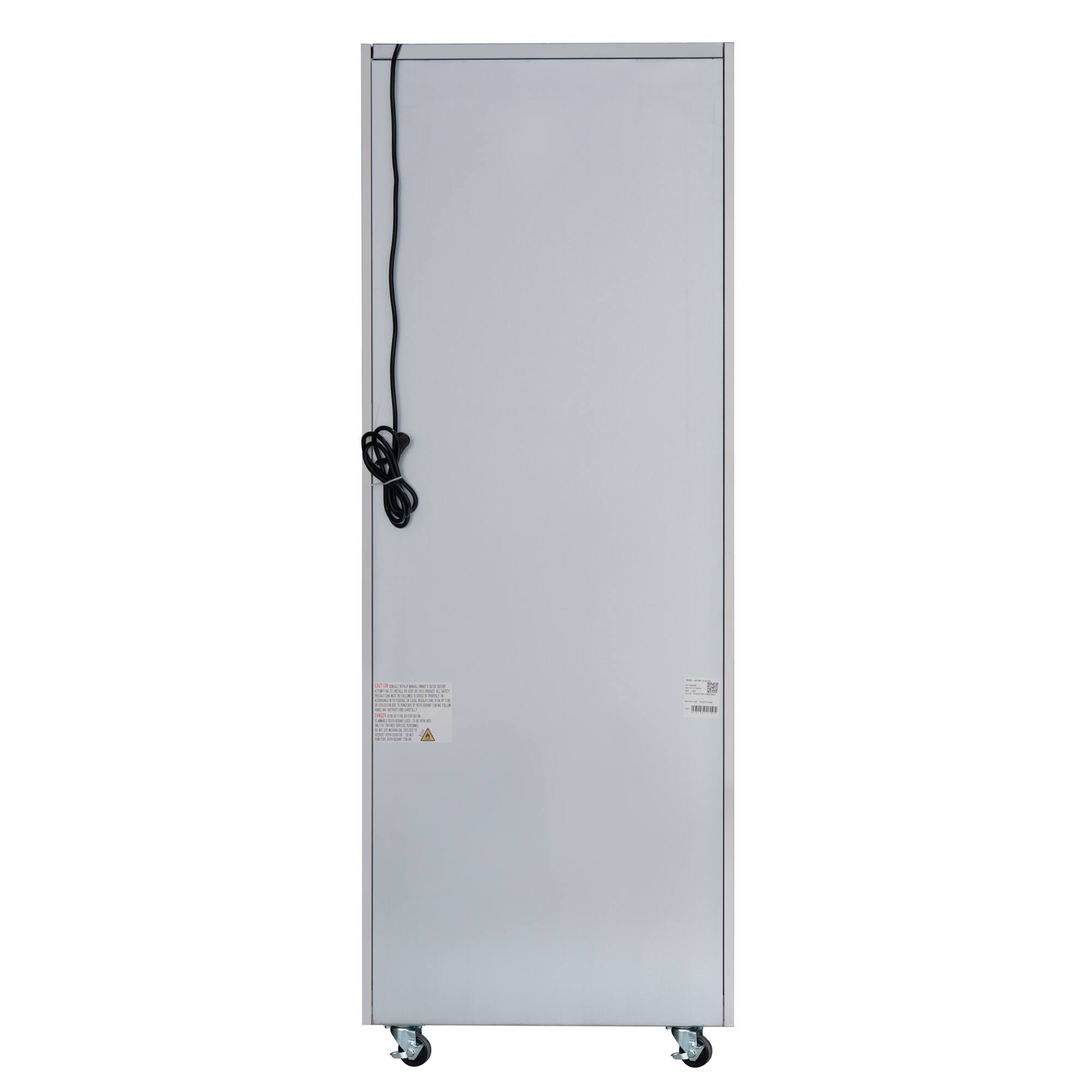 Alt View 9. Koolmore - 30 in. Solid Door Commercial Reach-In Refrigerator with Top-Mounted Compressor, 25 cu. ft. in Stainless-Steel - Stainless steel.