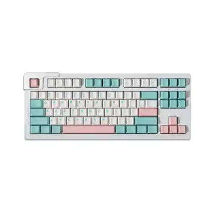 Front. Pro Link Techs - Immature English Mechanical Keyboard Keycaps - Multicolor.