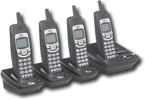 Angle Standard. AT&T - 5.8GHz Analog Cordless Phone System with Digital Answering System.