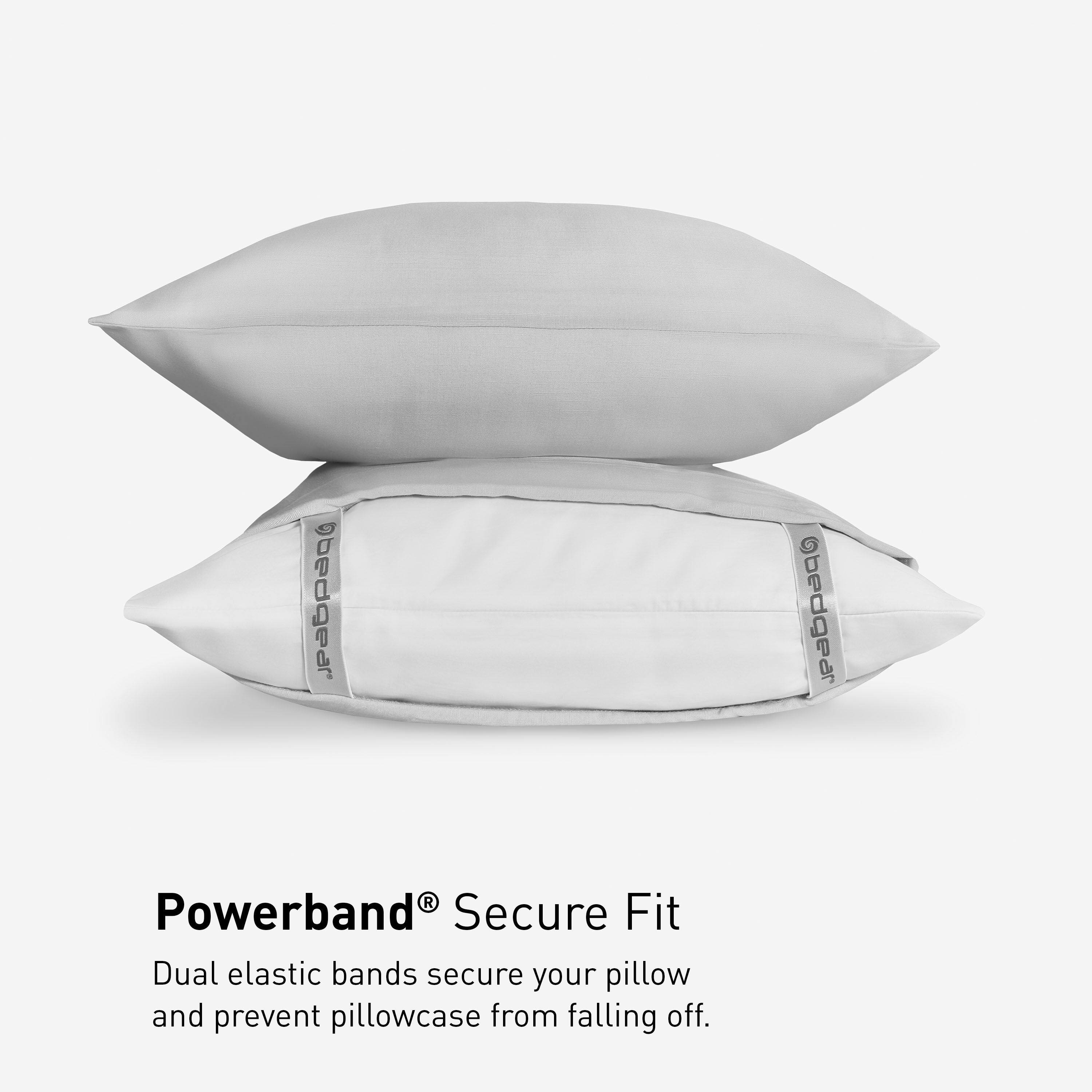 COMPANY  
Obedgear  
Powerband® Secure Fit  
Dual elastic bands secure your pillow and prevent pillowcase from falling off.