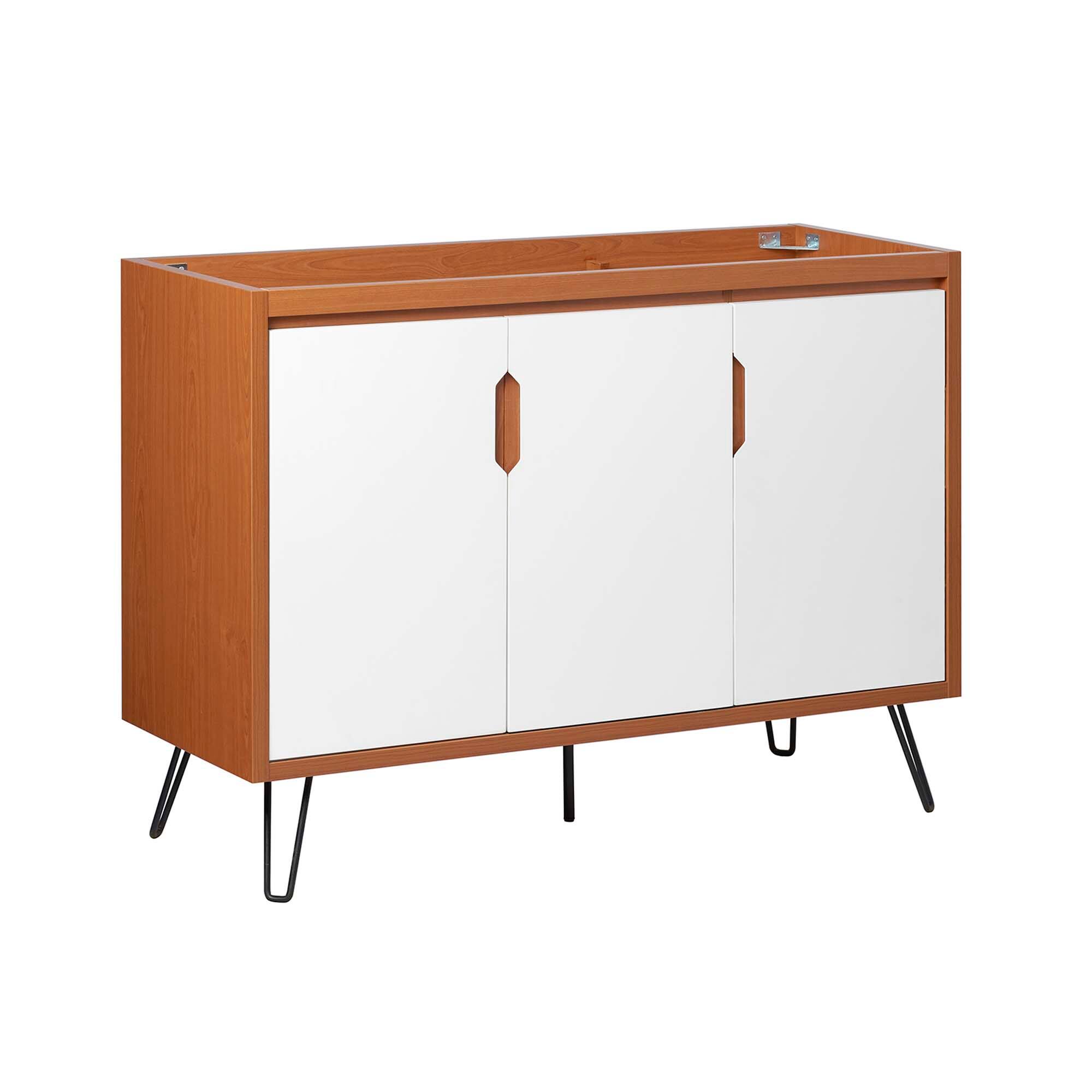 Angle. Modway - Energize Bathroom Cabinet Basin Not Included - Cherry White.