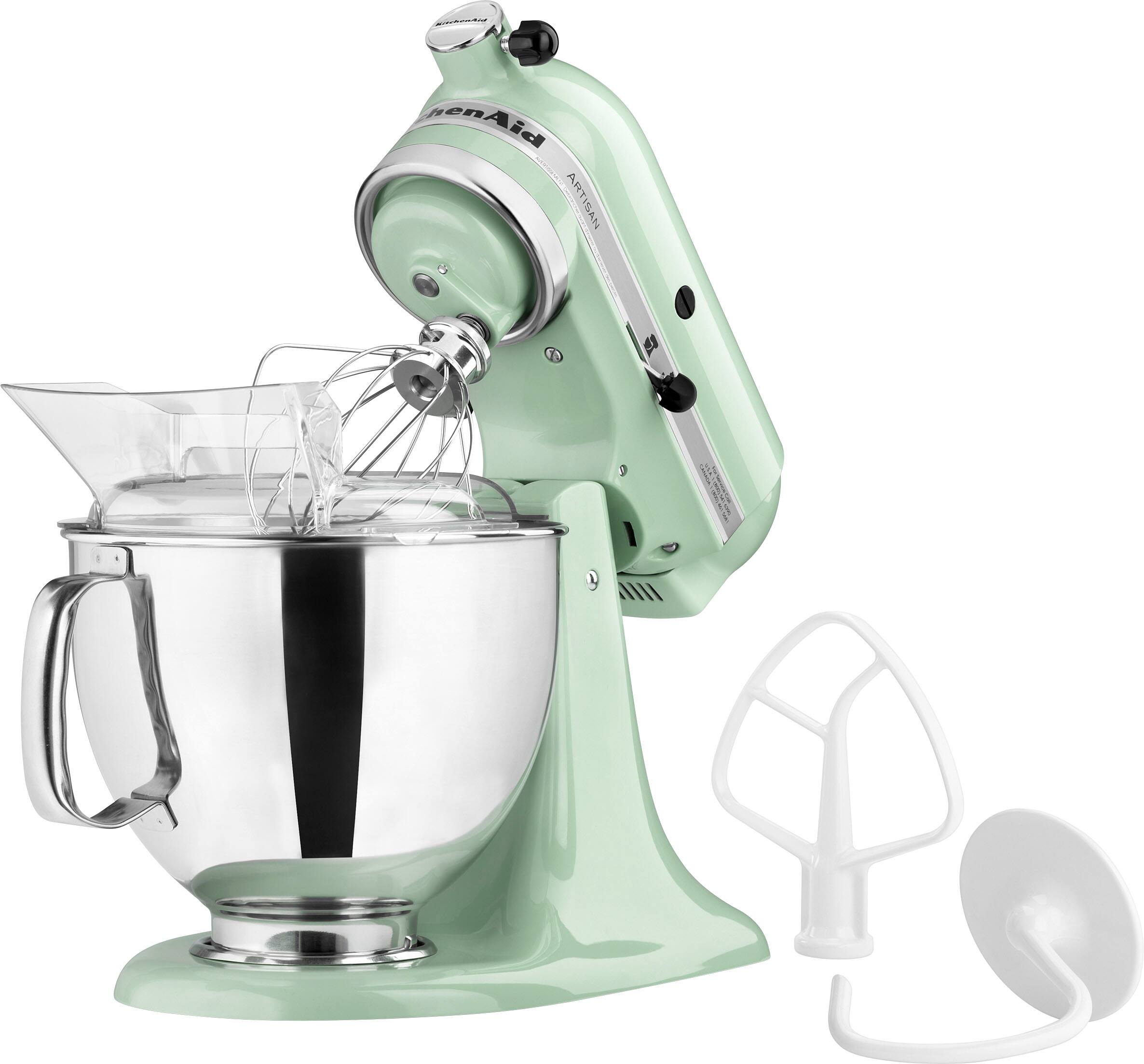 Angle. KitchenAid - KitchenAid Artisan Series 5 Quart Tilt-Head Stand Mixer - KSM150PSPT.