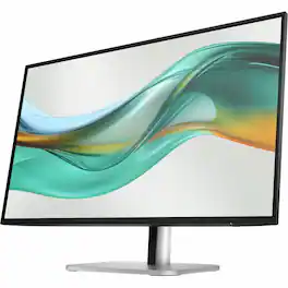 HP - 27" IPS LED 100Hz Monitor (USB, HDMI) - Jet Black, Black, Silver