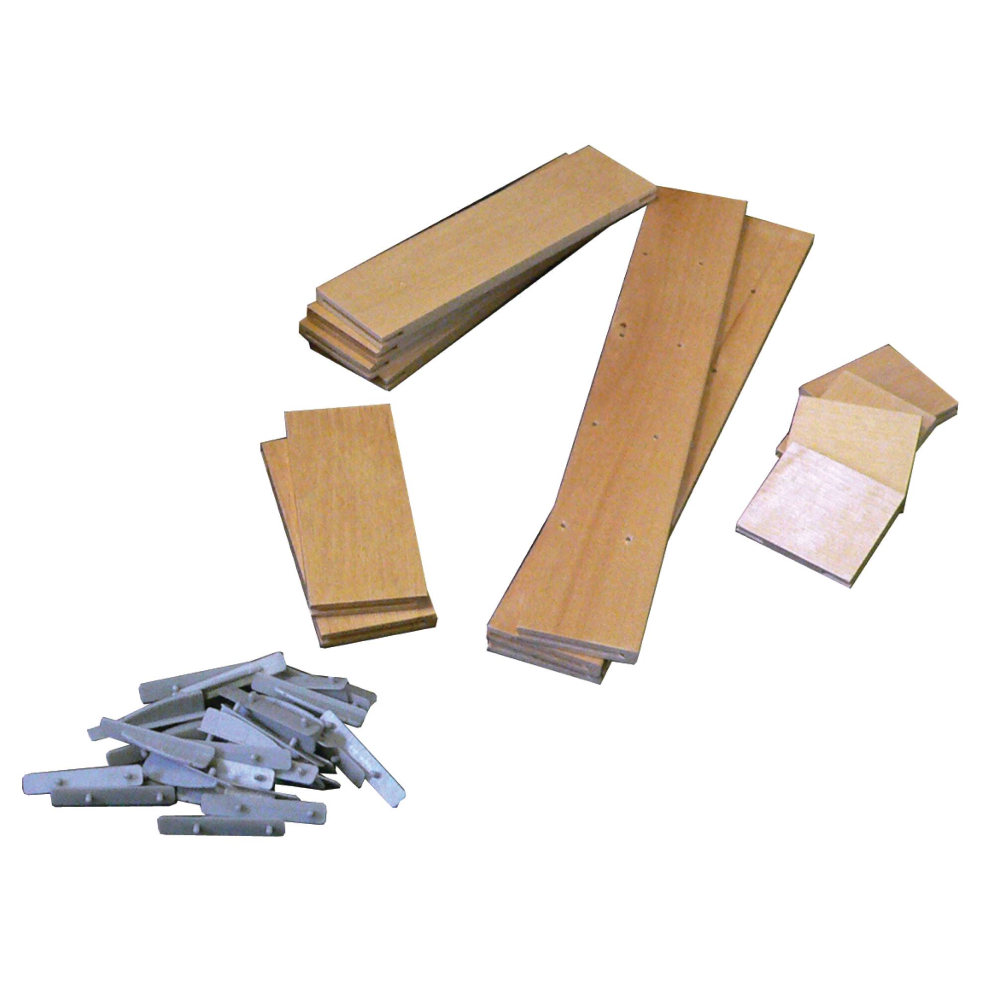 Alt View 3. Rev-A-Shelf - Rev-A-Shelf Customizable Drop-in Kitchen Cutlery Drawer Organizer, LD-4CT15-1 - Light Brown.