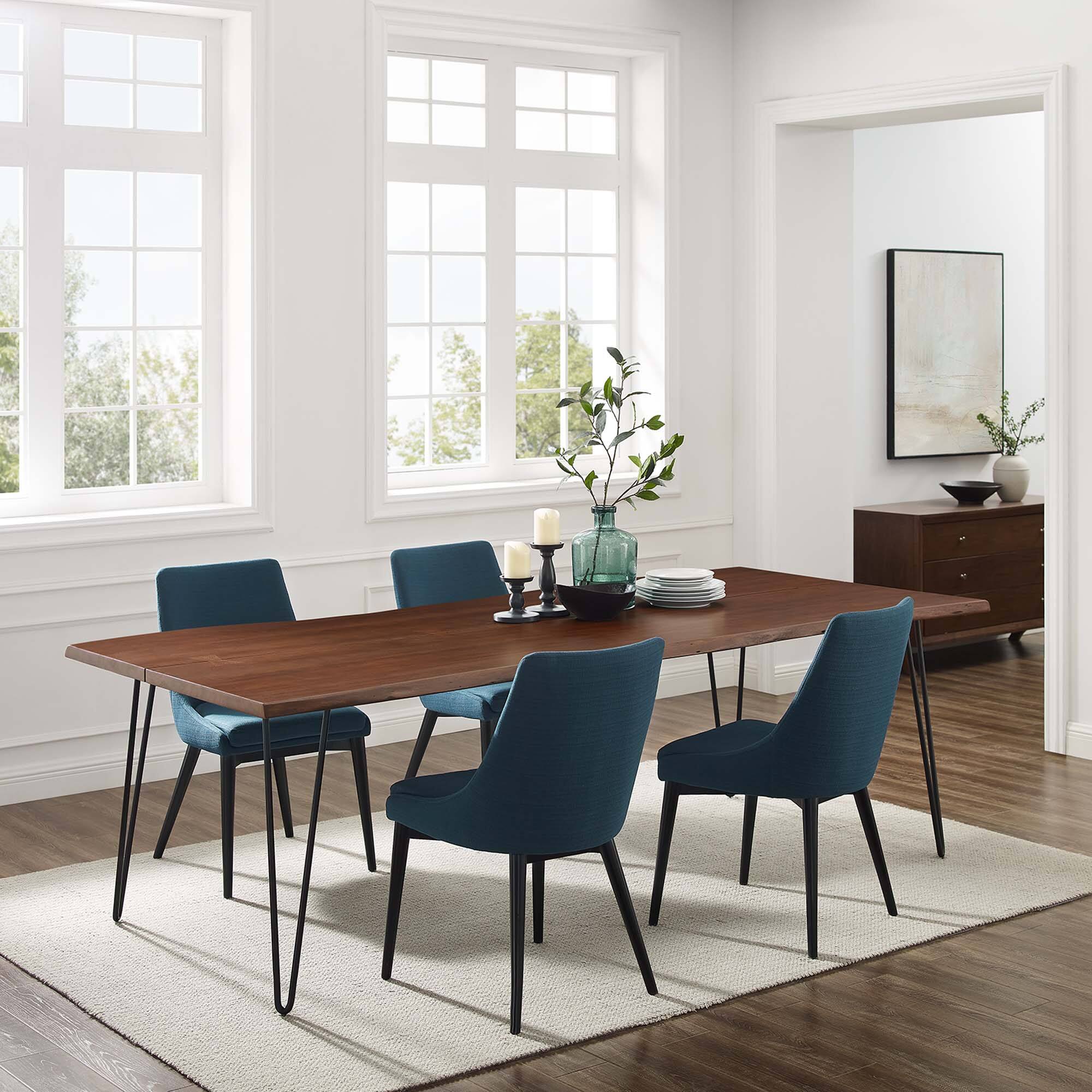 Alt View 6. Modway - Ardor 96" Live Edge Acacia Wood Acacia Wood Dining Table - Brown.