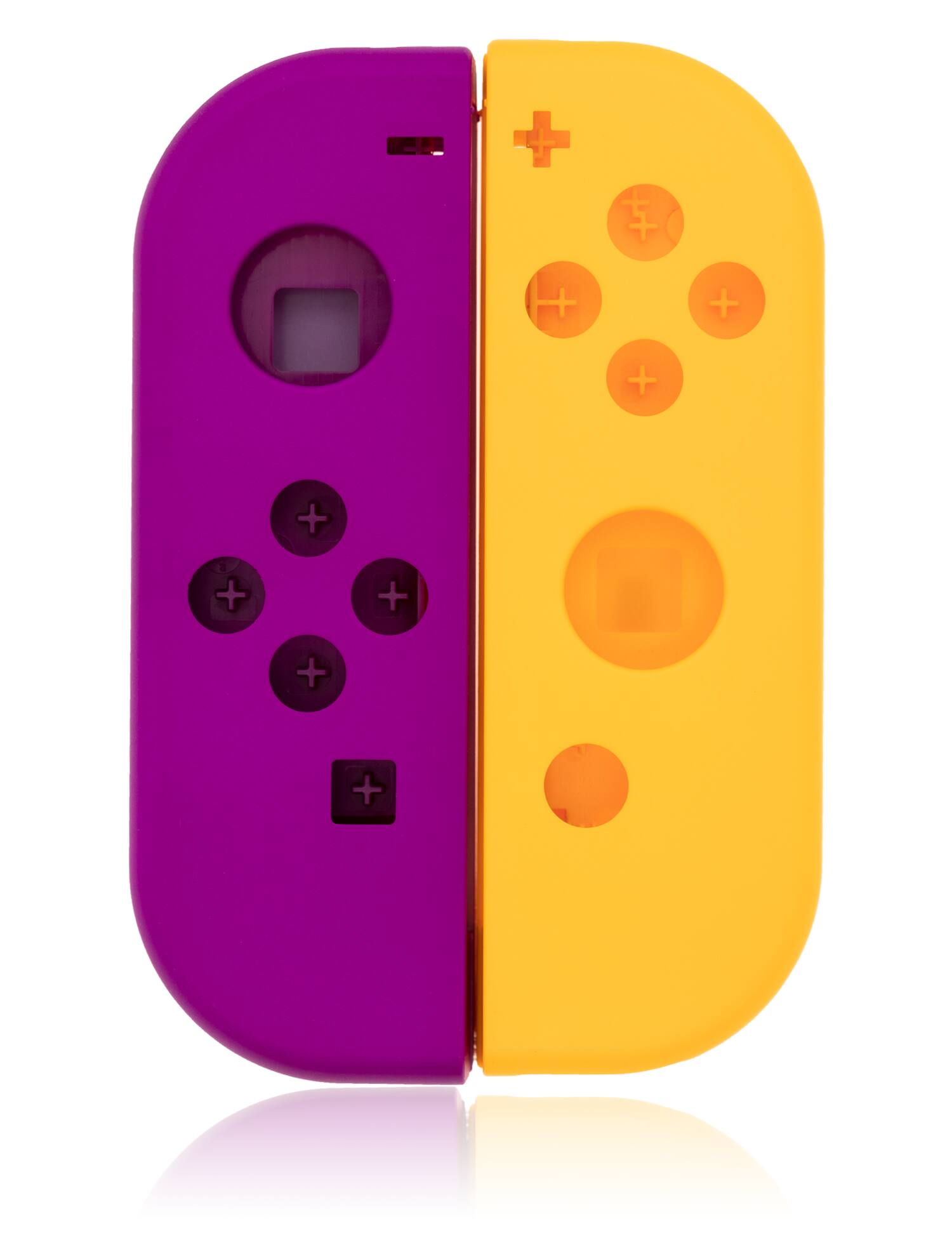 MobileSentrix - Housing Shell Compatible For Nintendo Switch Joy Con Controller - Dark Red & Coral - Dark Red/Coral