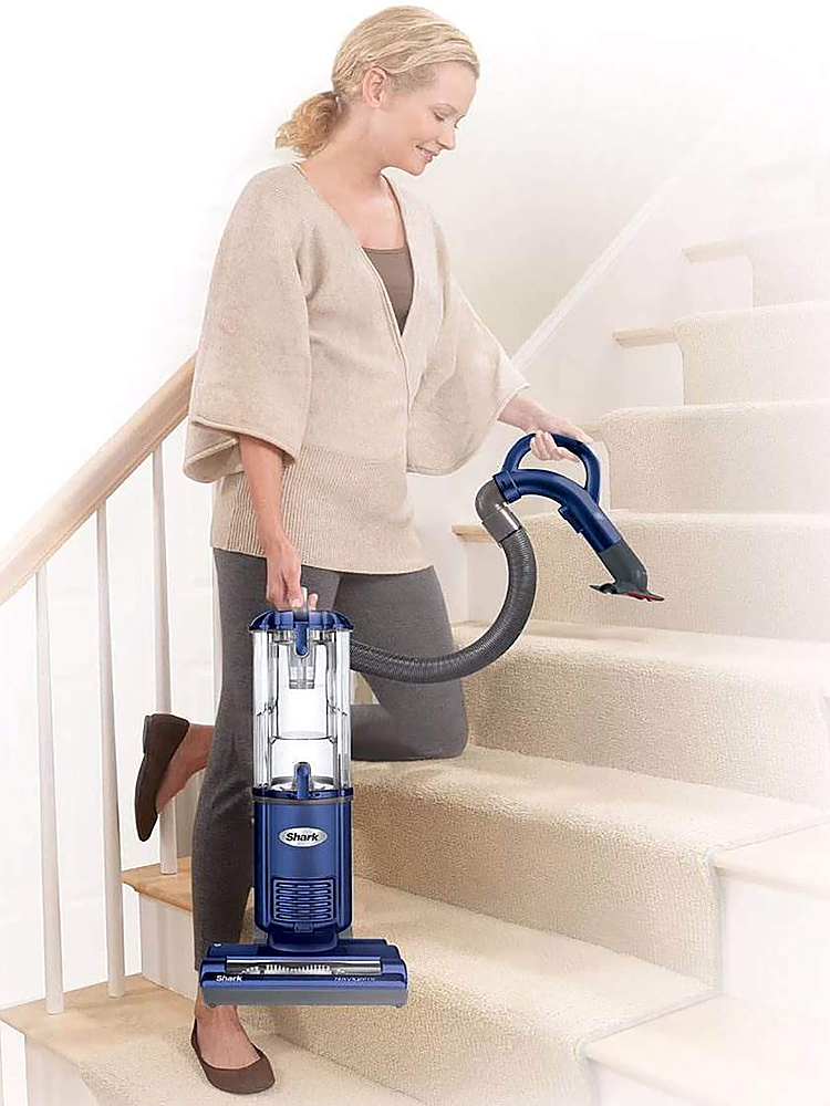 Best Buy: SharkNinja Navigator Light Upright Vacuum Cleaner Blue NV105