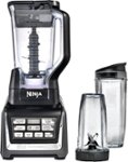 Front Zoom. Nutri Ninja 72-Oz. Blender Duo with Auto IQ - Black/Silver.