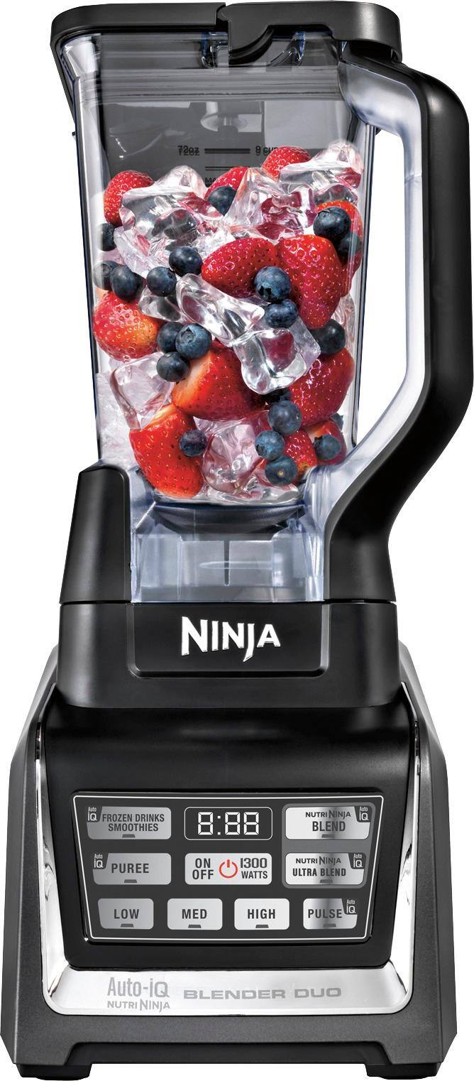 Alt View 11. Ninja - Nutri Ninja 72-Oz. Blender Duo with Auto IQ - Black/Silver.
