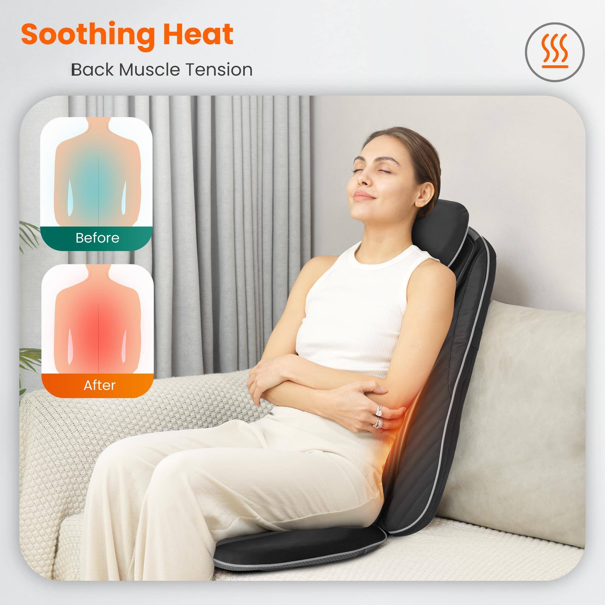 Soothing Heat  
Back Muscle Tension  

Before  
After