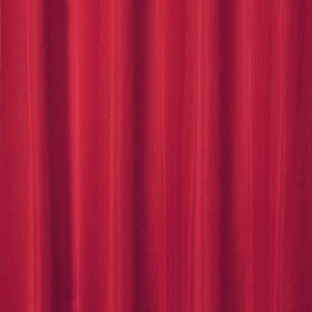 Front. RT Designers Collection - RT Designers Collection Kennedy Red Grommet Curtain Panel for Elegant Home Decor - Red.