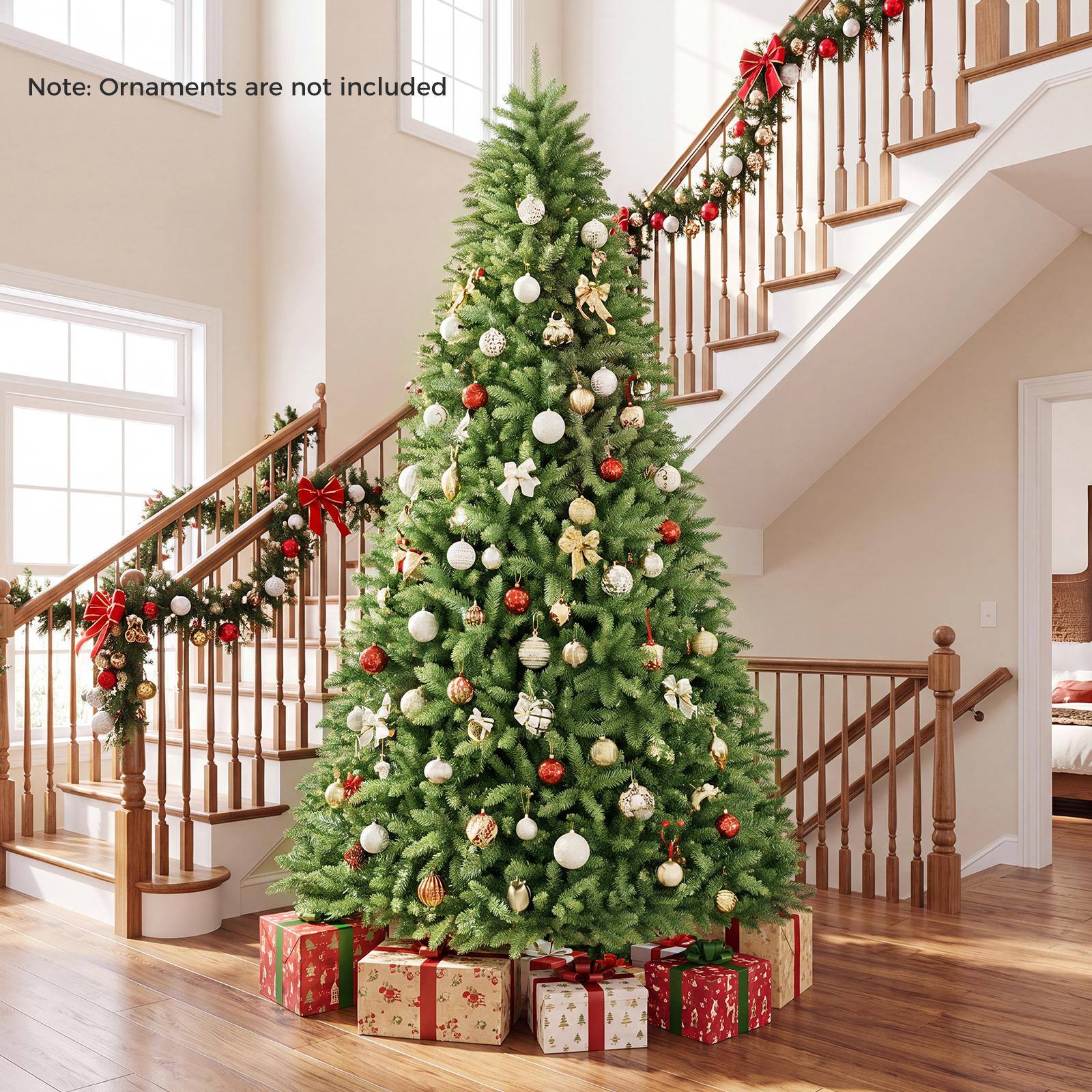Note: Ornaments are not included