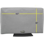 Solaire - Outdoor TV Cover for Most Flat-Screen TVs Up to 70" - Neutral Gray