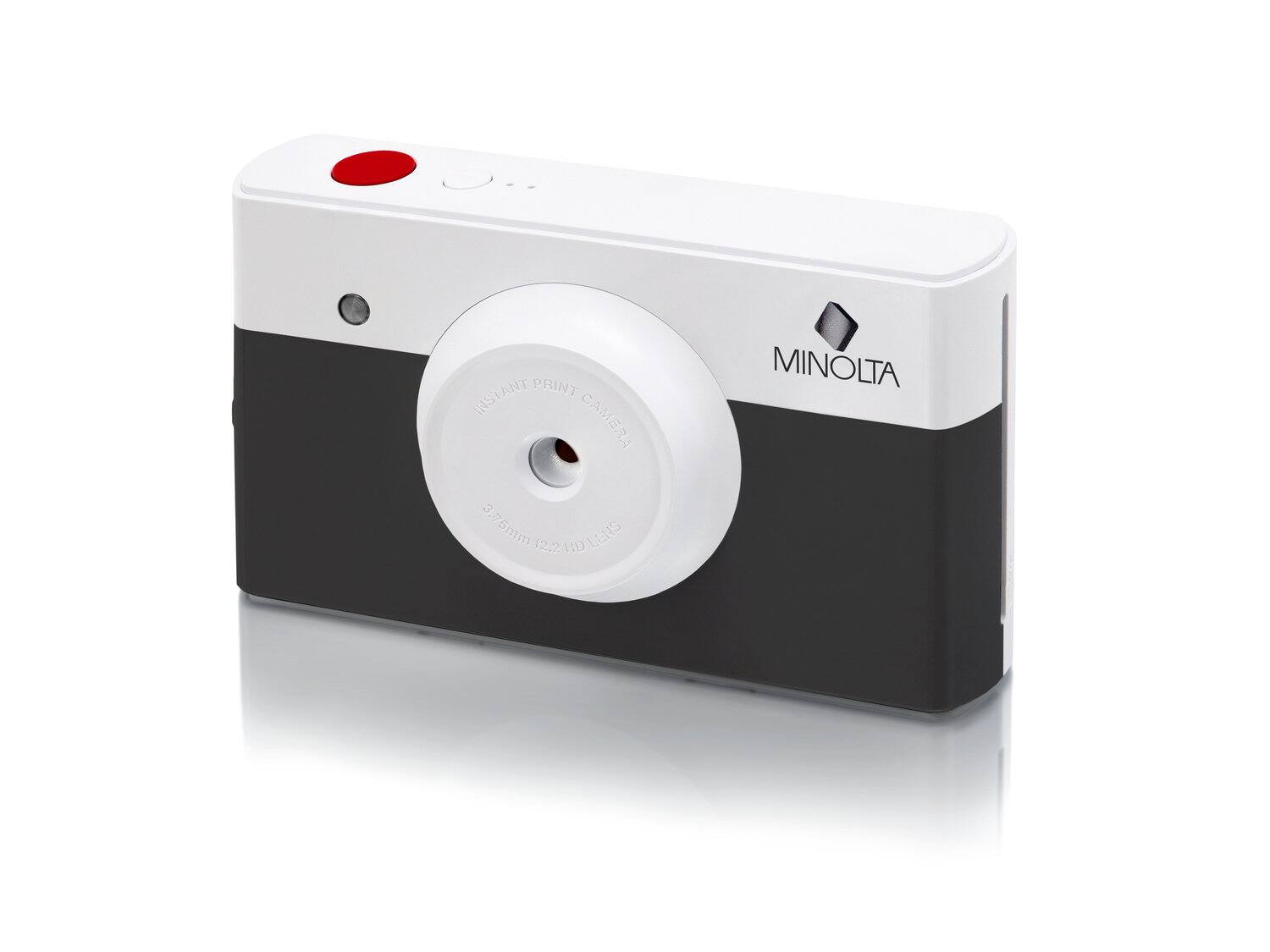 INSTANT PRINT CAMERA  
3.75mm 12.2MP HD LENS  
MINOLTA