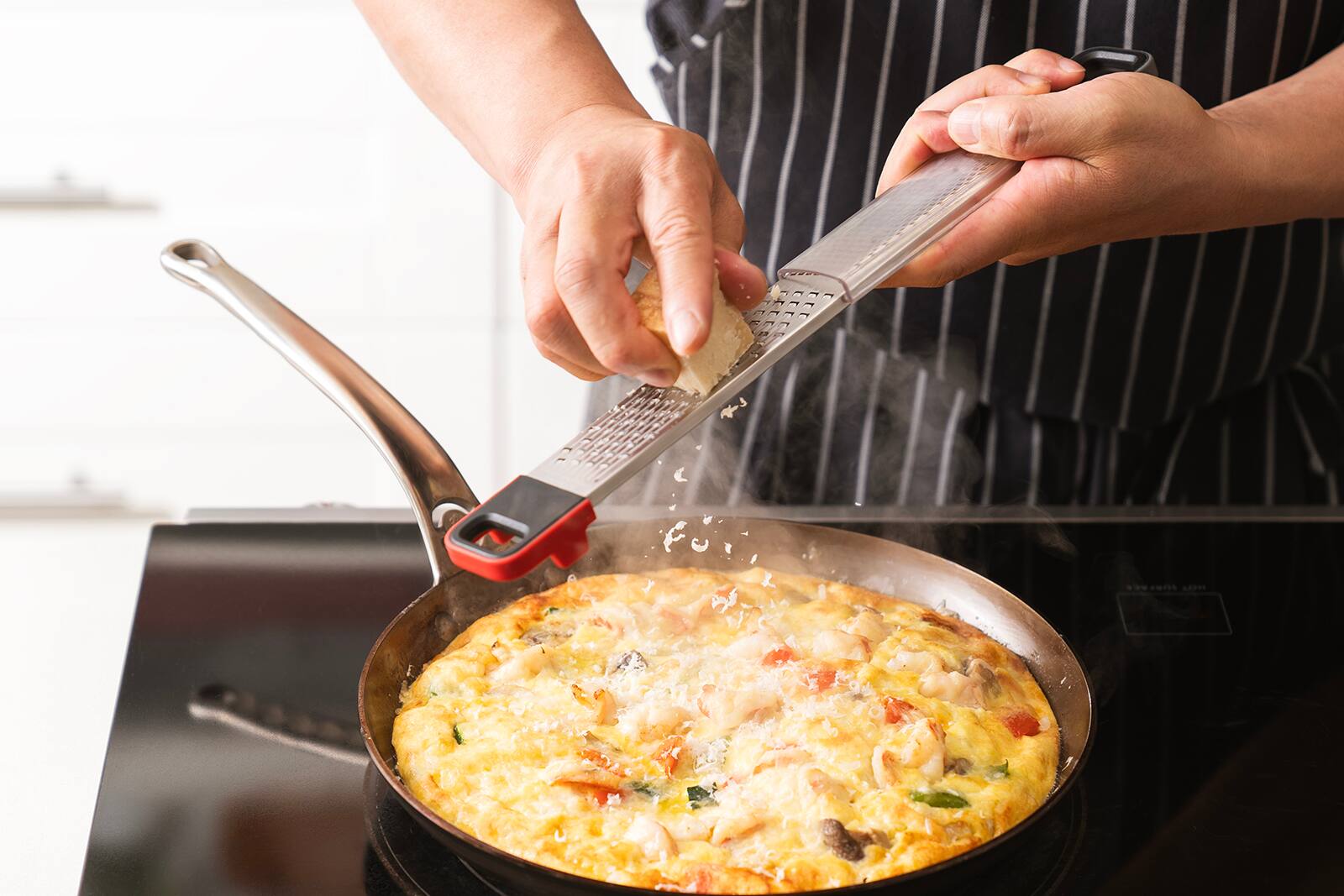 Alt View 4. Cuisipro - Surface Glide Technology Dual Grater, Coarse and Fine - Black.