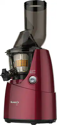 Front. Kuvings - Wide-Mouth Slow Juicer - Pearl Red.