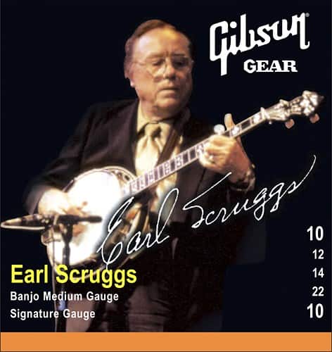 Front Standard. Gibson - Earl Scruggs Signature Banjo Strings.