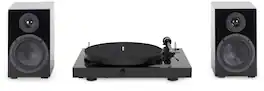 Pro-Ject - JUKEBOX E1 Hi-Fi Stereo Turntable Set - Piano Black