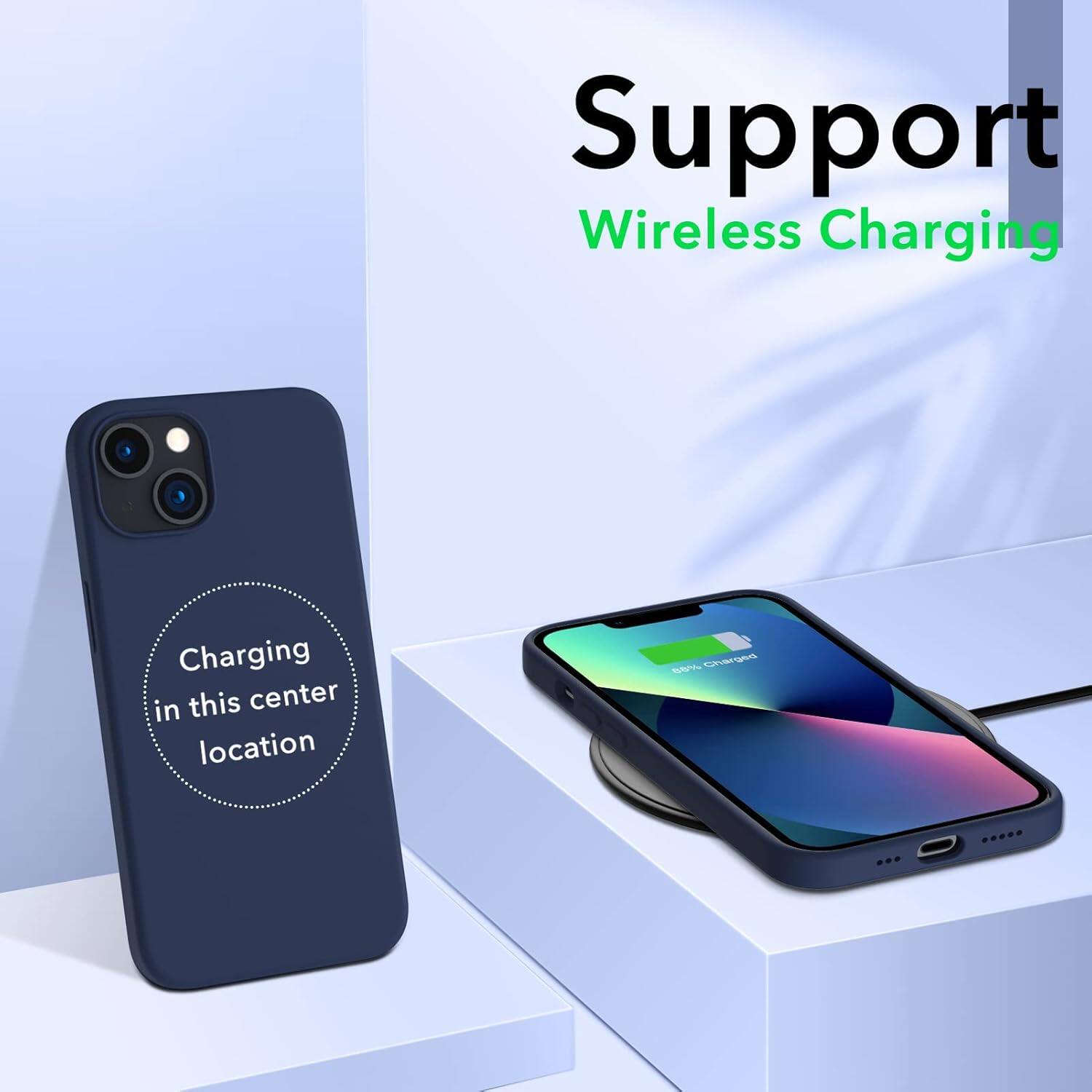 Support Wireless Charging Charging in this center location