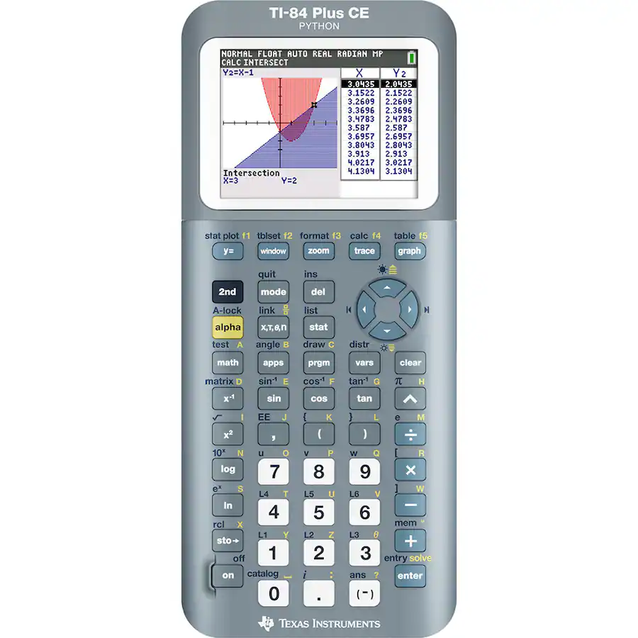Texas Instruments TI 84 Plus CE Graphing Calculator 84CEPY/FC/1L1/E8 ...