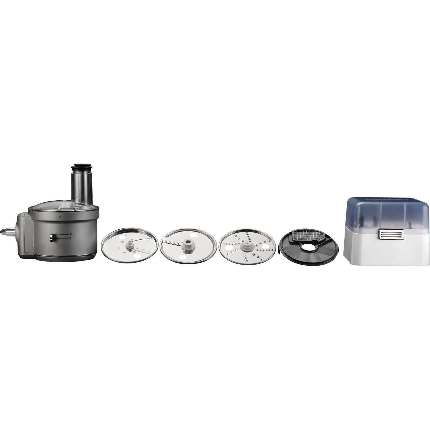 Alt View 3. KitchenAid - Food Processor Attachment with Dicing Kit for KitchenAid Stand Mixers - Stainless.
