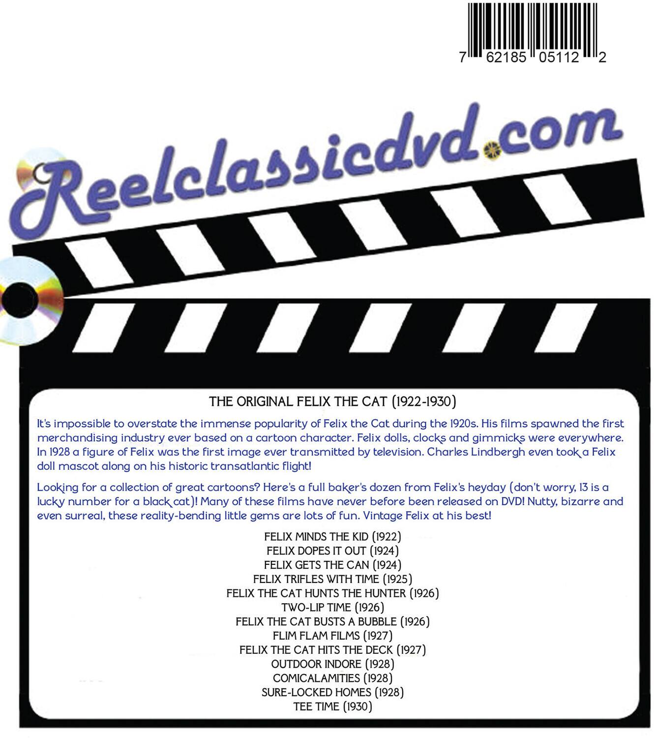 Alt View 1. The Original Felix the Cat Cartoon Collection(1922 -1930)   - DVD.
