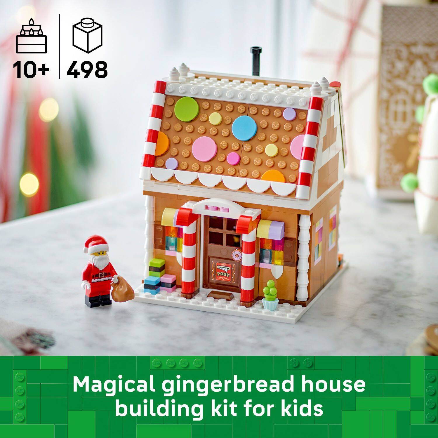 10+ 498  
Magical gingerbread house building kit for kids