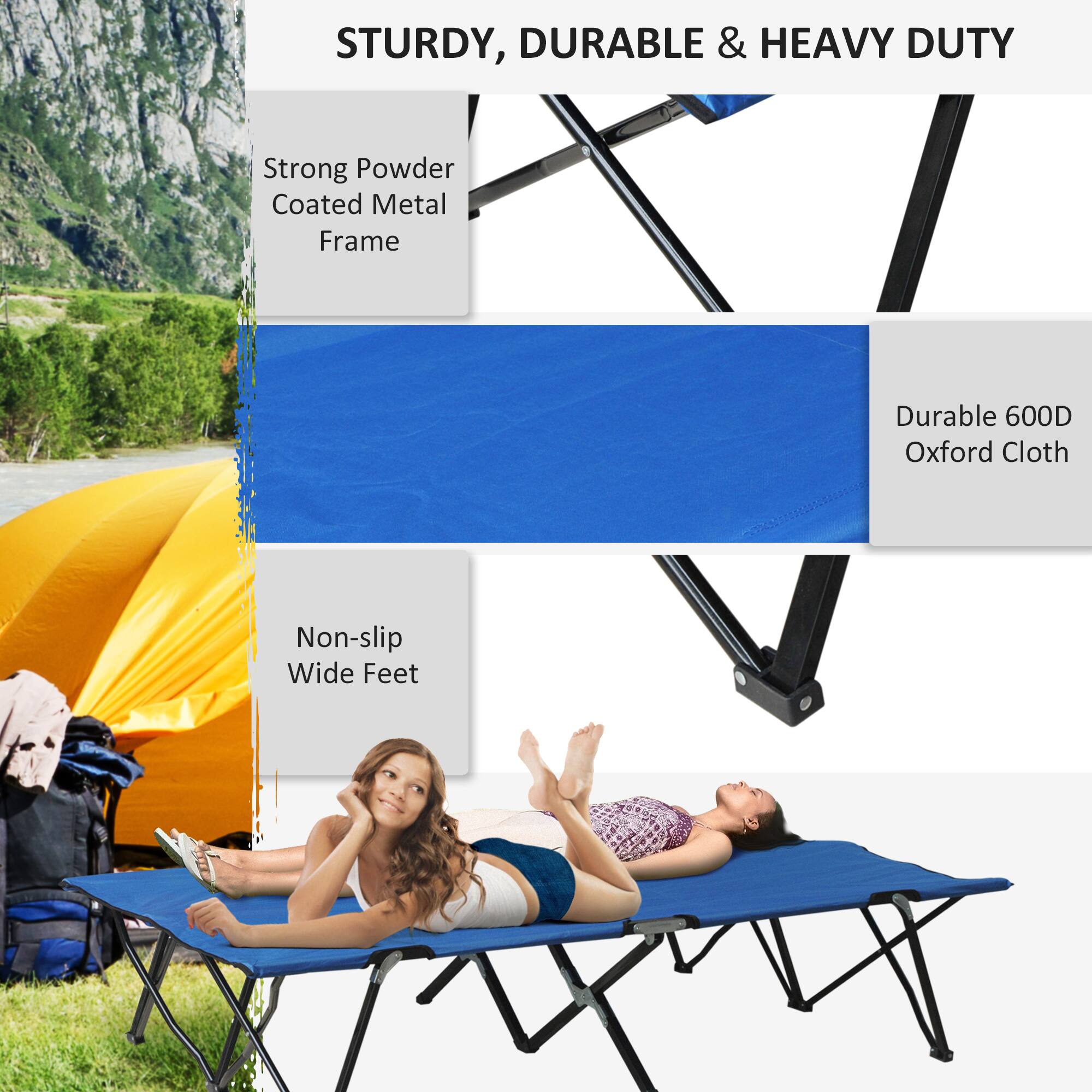 STURDY, DURABLE & HEAVY DUTY

- Strong Powder Coated Metal Frame
- Durable 600D Oxford Cloth
- Non-slip Wide Feet