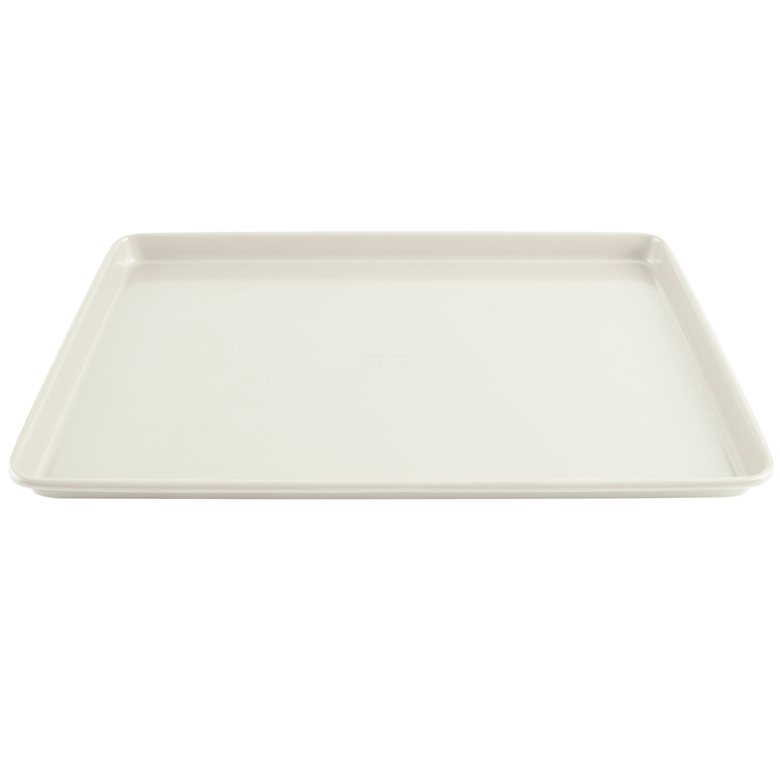 Alt View 1. Martha Stewart - Martha Stewart Everyday Color Bake 13 Inch Carbon Steel Rectangle Cookie Sheet in Linen - Linen.