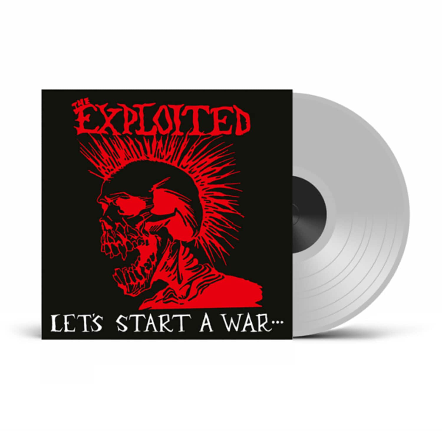 The Exploited - Let's Start A War Said Maggie One Day - UK Exclusive Clear Vinyl   - VINYL LP price history on PriceWatchPro