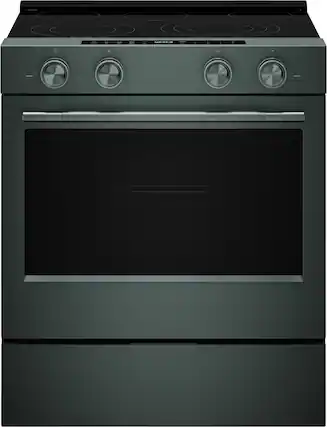 KitchenAid - 5.3 Cu. Ft. Smart Slide-In Electric Range with Two Even-Heat Hyper Elements and Convection Cooking Modes - Juniper