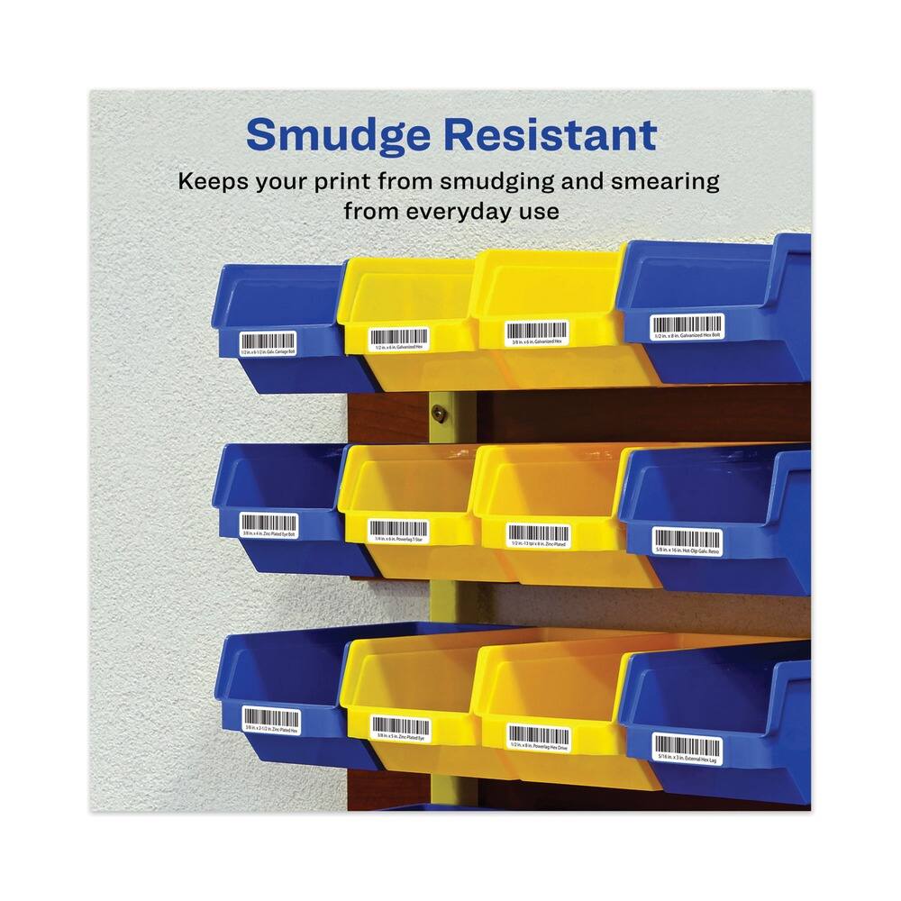 Smudge Resistant  
Keeps your print from smudging and smearing from everyday use