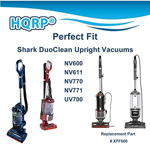 HQRP Perfect Fit Shark DuoClean Upright Vacuums NV600 NV611 NV770 NV771 UV700 Replacement Part # XFF600