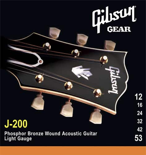 Best Buy Gibson J200 Phosphor Bronze Acoustic Guitar Strings SAG