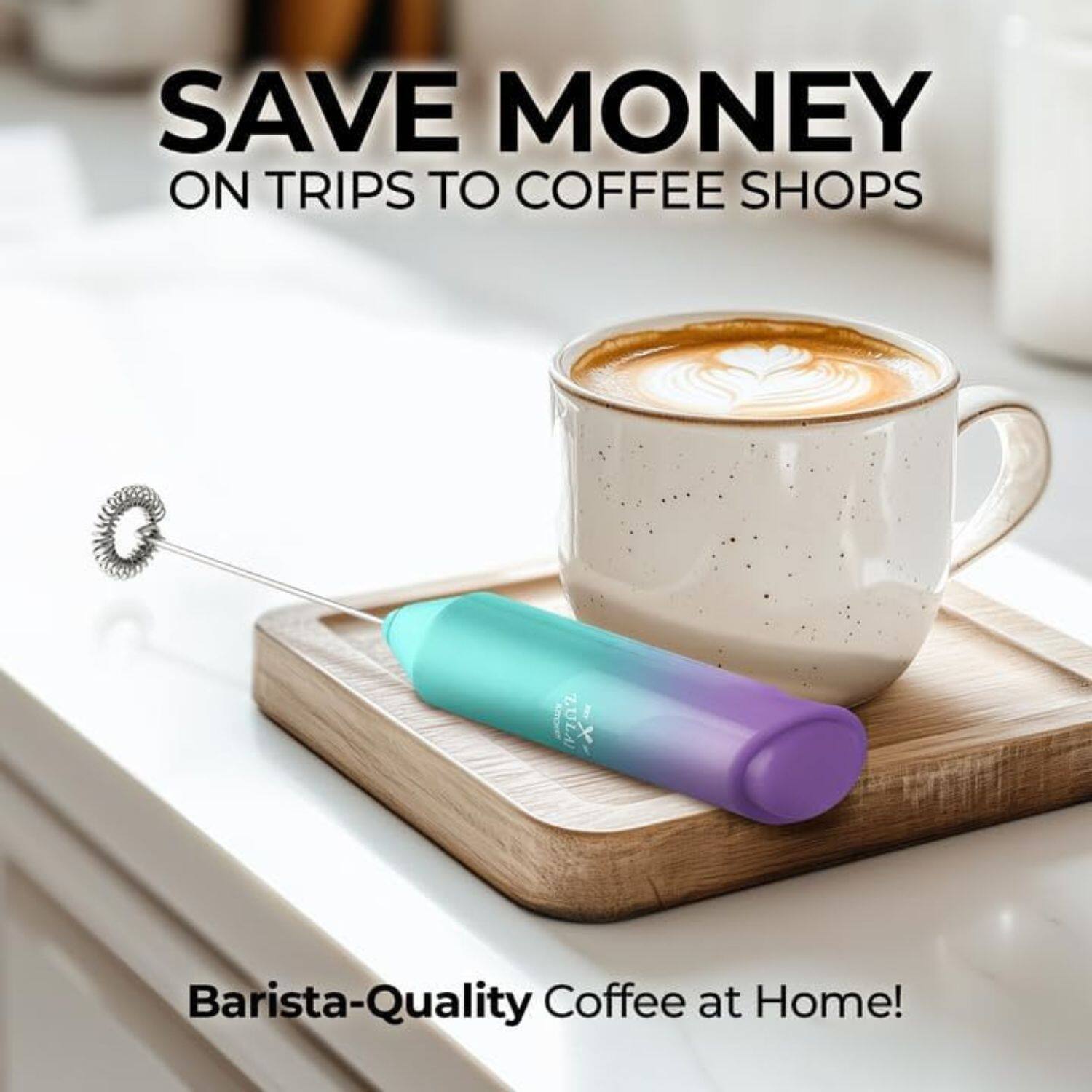 SAVE MONEY ON TRIPS TO COFFEE SHOPS, ZULA Barista-Quality Coffee at Home!