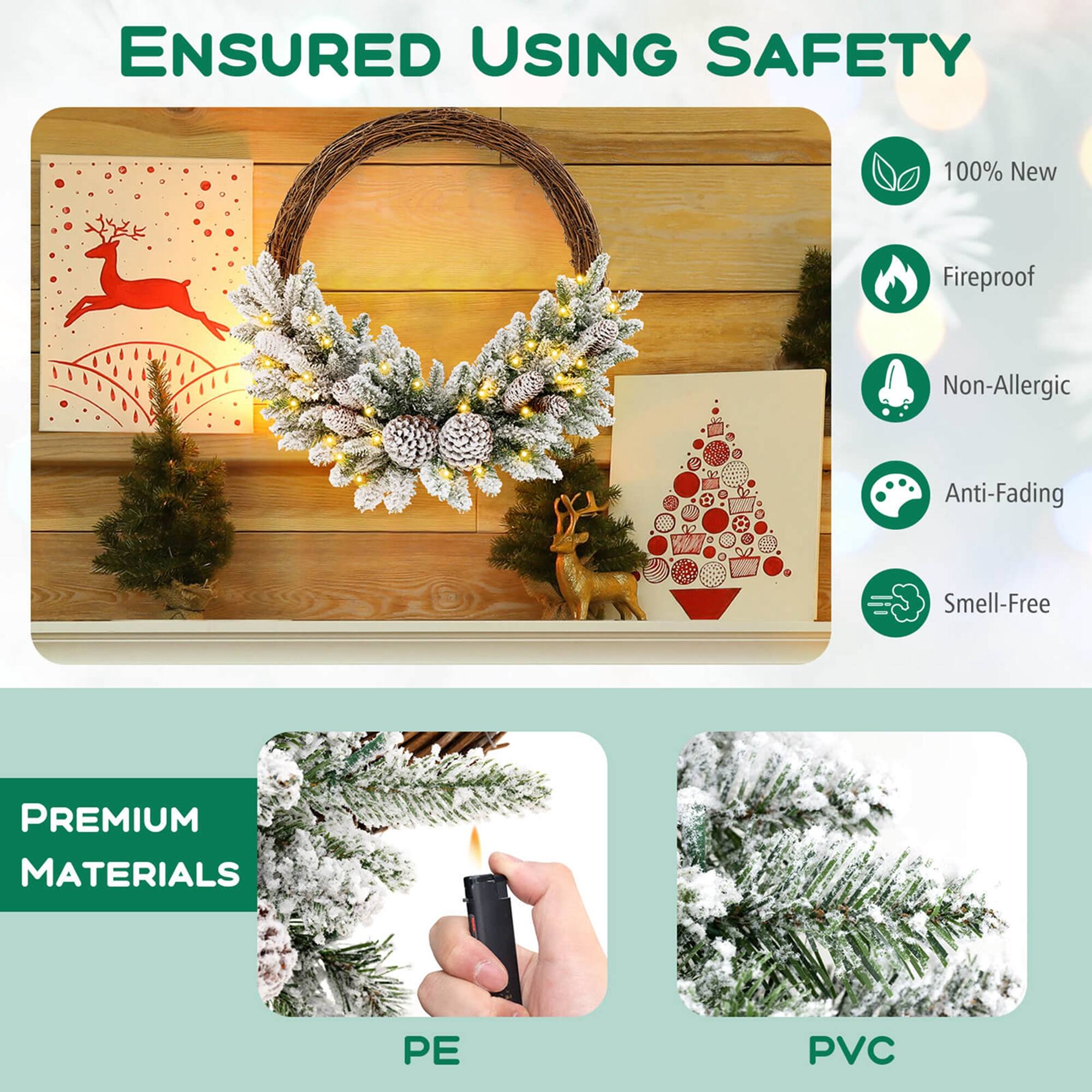 Ensured Using Safety

100% New
Fireproof
Non-Allergic
Anti-Fading
Smell-Free

Premium Materials

PE
PVC