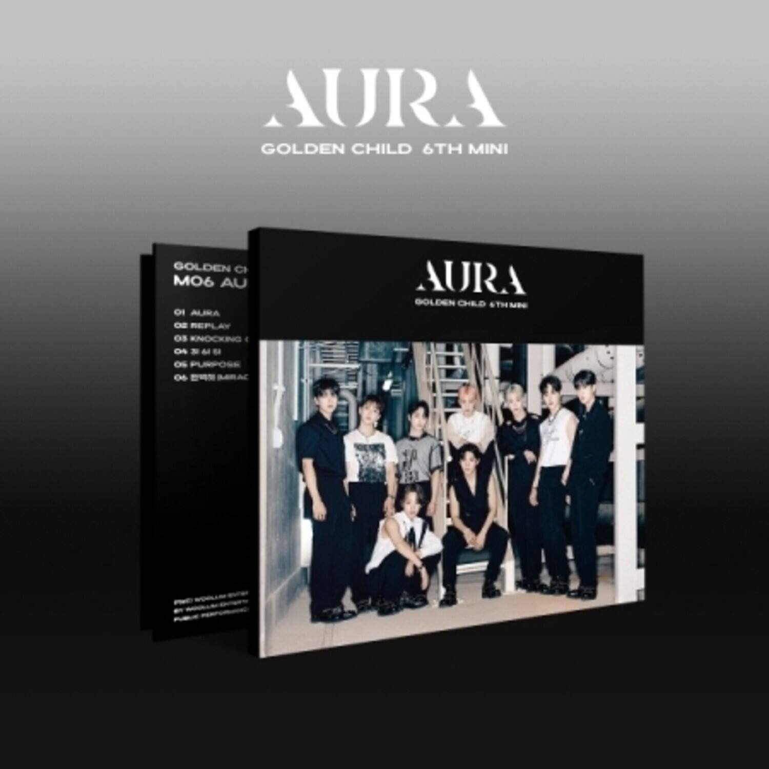 Golden Child - Aura - Compact Version - incl. 24pg Photobook + Photo Card   - COMPACT DISCS [CD]