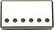 Alt View Standard 1. Gibson - Bridge Humbucker Cover - Chrome.
