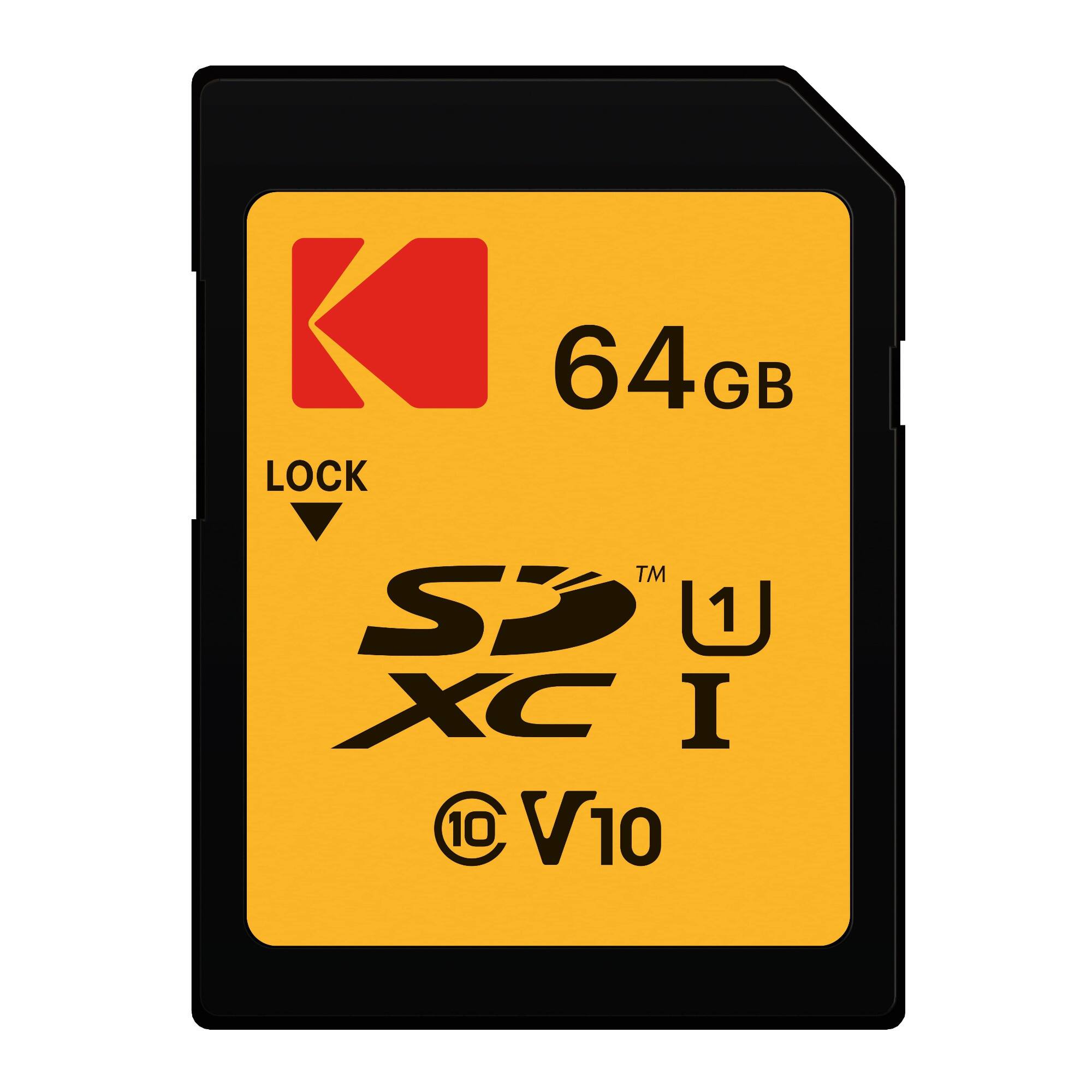 64GB  
LOCK  
SD™  
XC I  
U1  
V10  
10