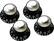 Front Standard. Gibson - Top Hat Knobs (4-Pack).